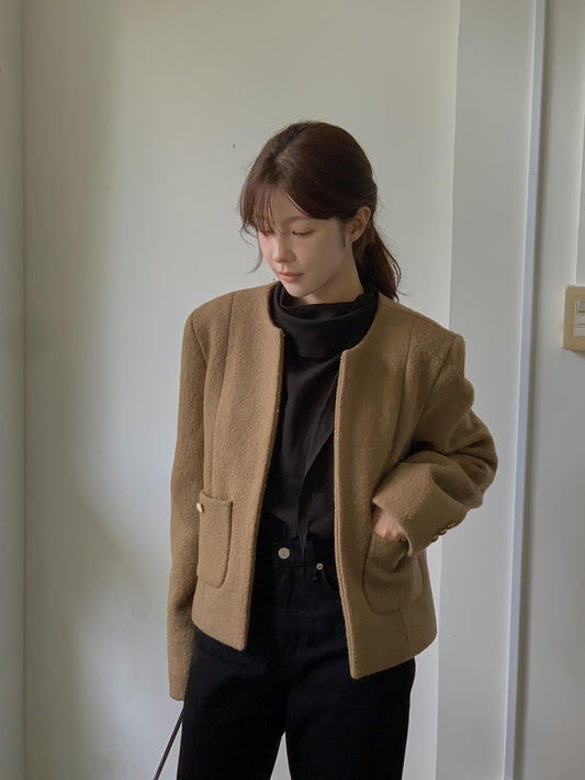 racket wool jacket-3col