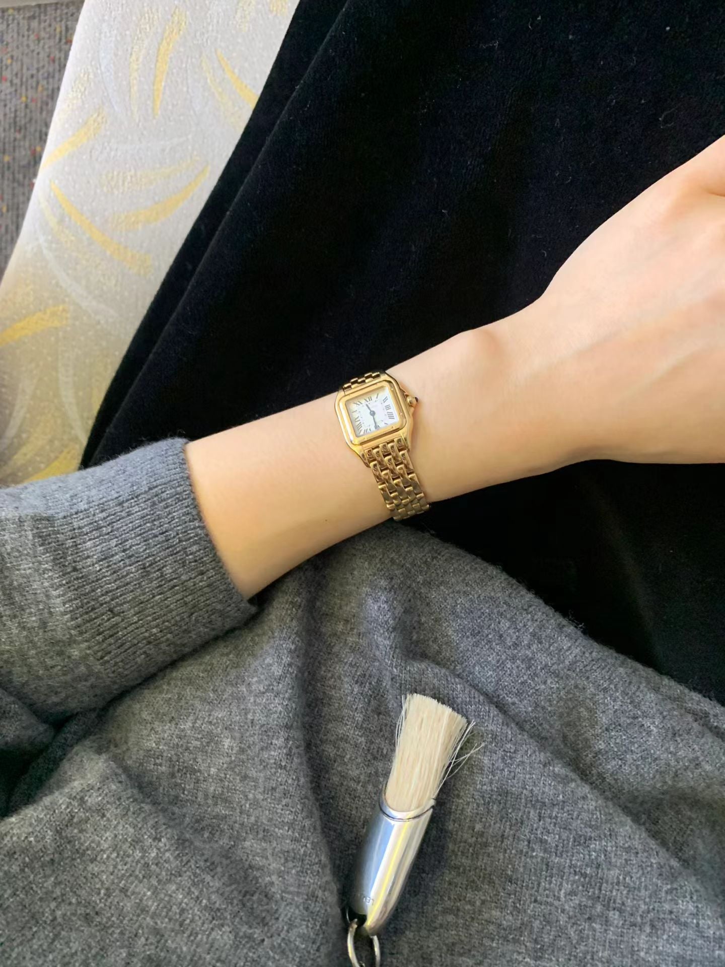 Ounce lage deep V-neck knit-3col