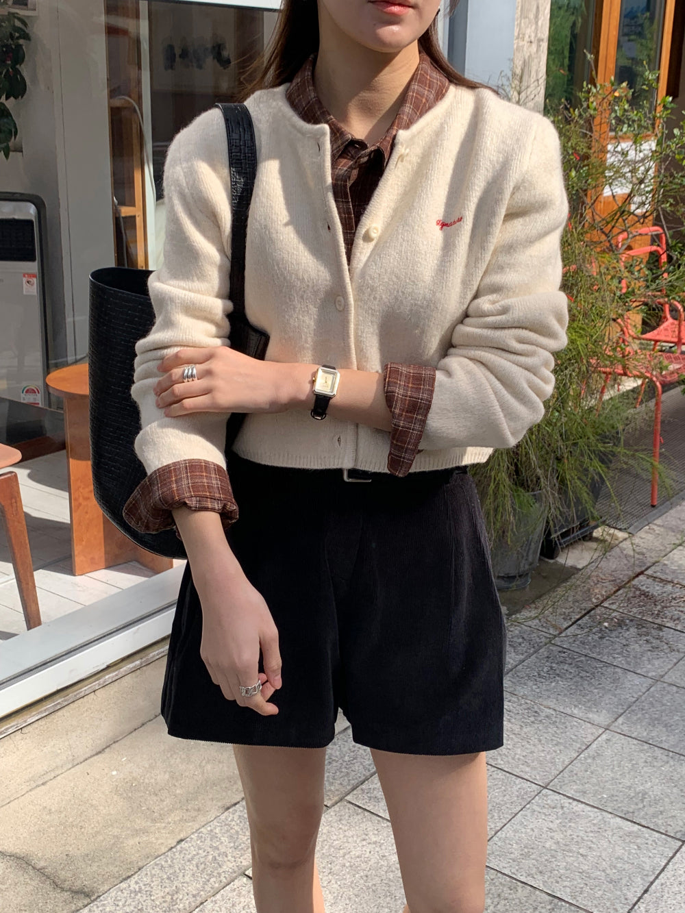 Picaboo corduroy shorts-2col