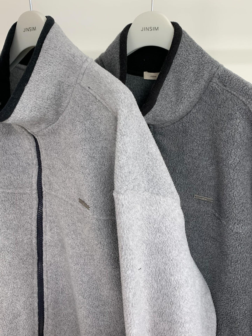Fleece zip up-2col