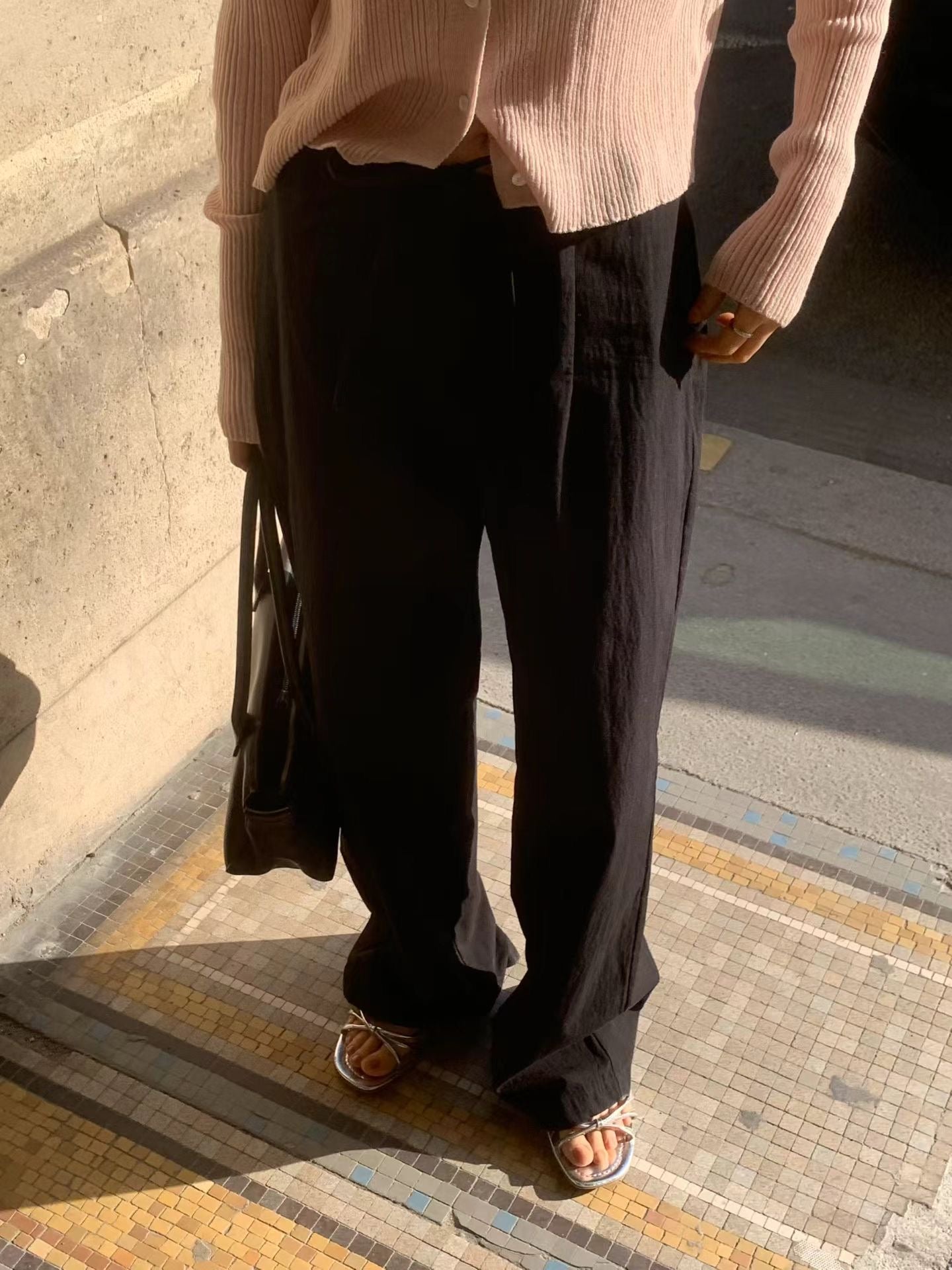 Ounce code string pants-3col