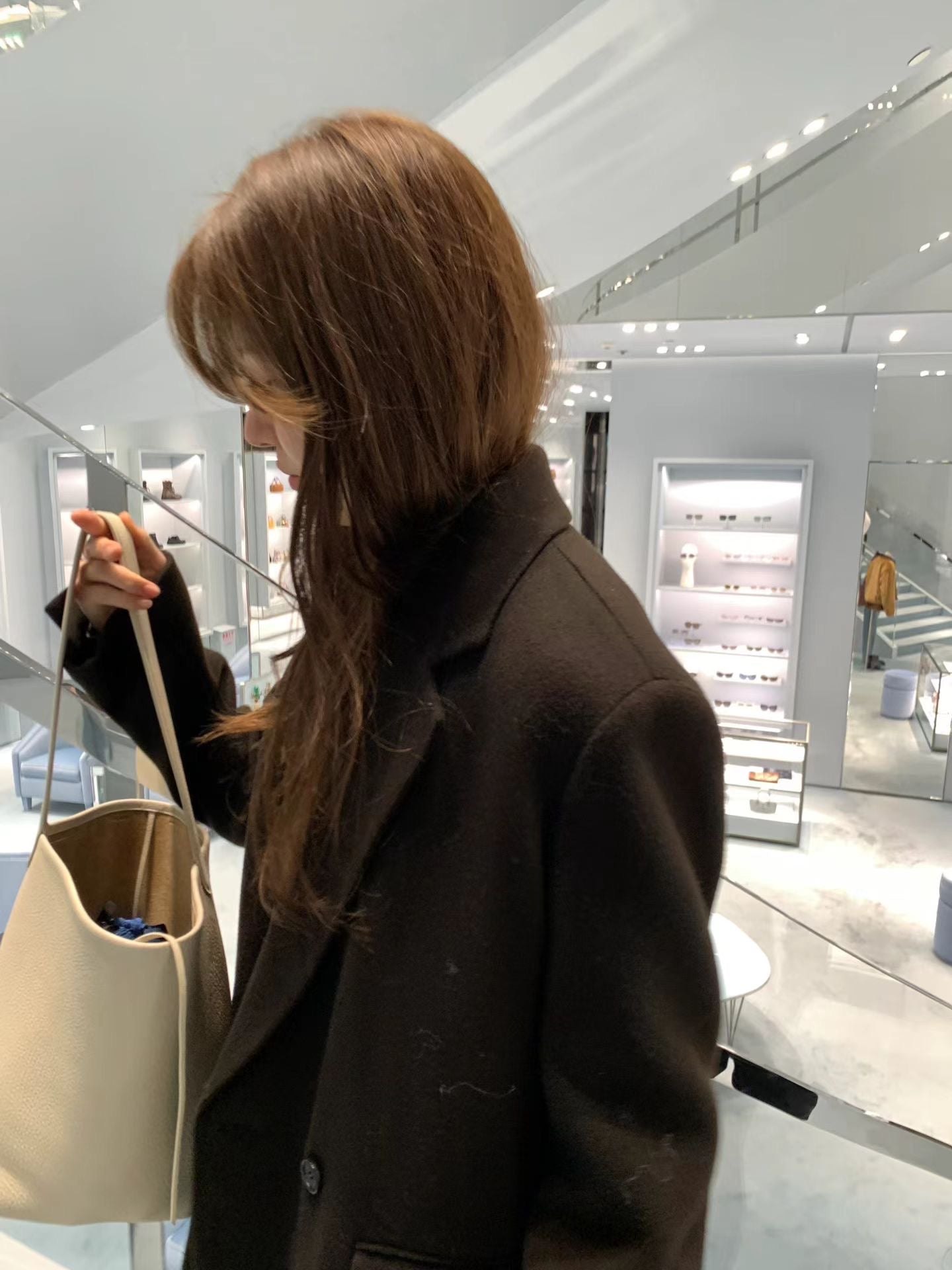 Ounce handmade tate cashmere coat-3col