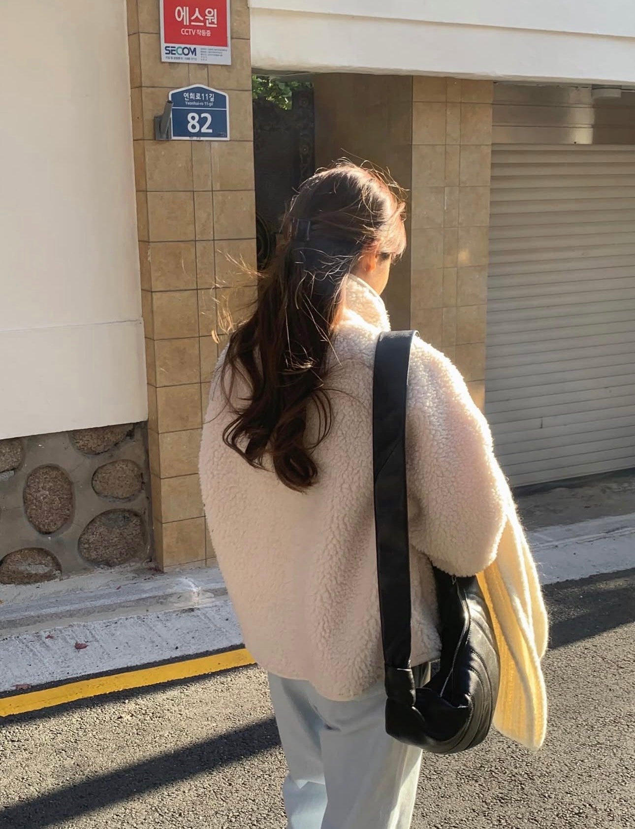 liter teddy searing fleece jumper-2col