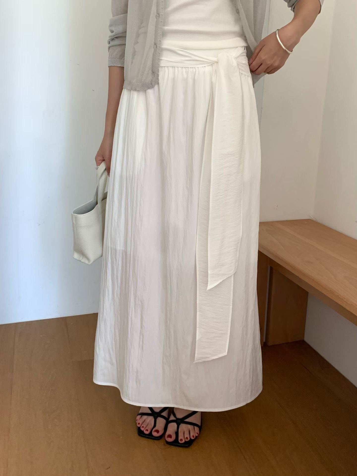 Jeanne maxi skirt-2col