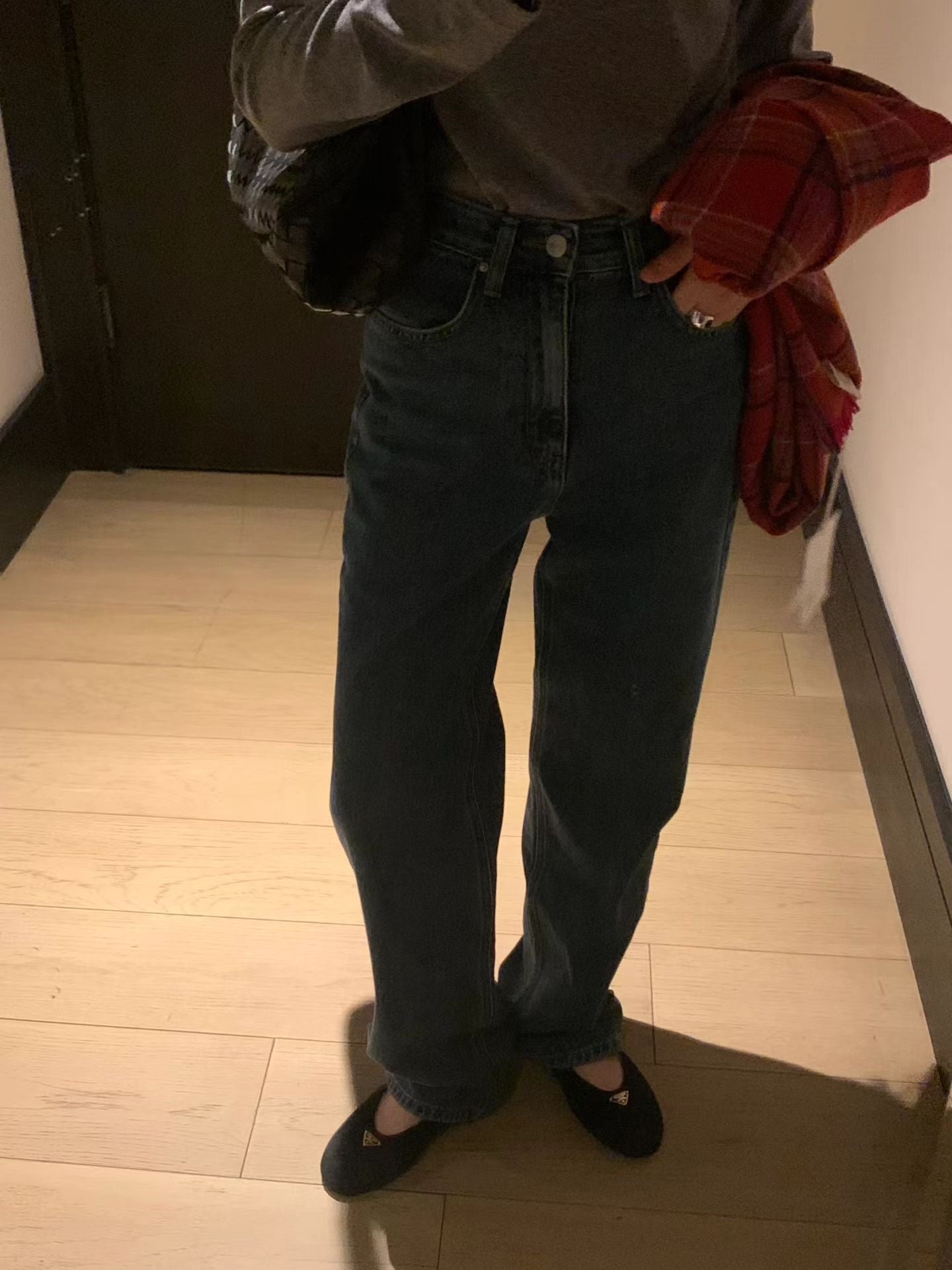 Ounce bow deep blue denim