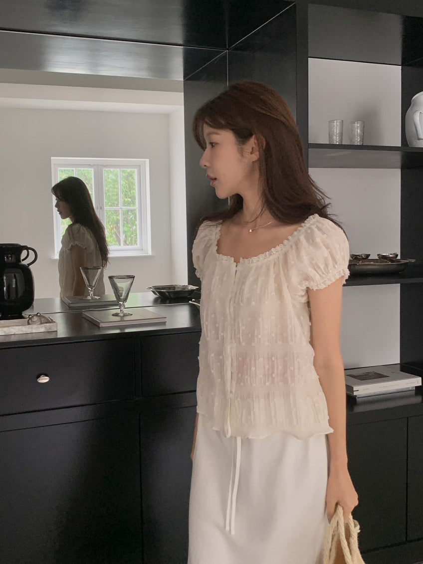 popcorn blouse-2col