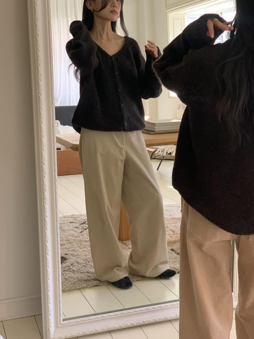 Isabel corduroy pants-2col