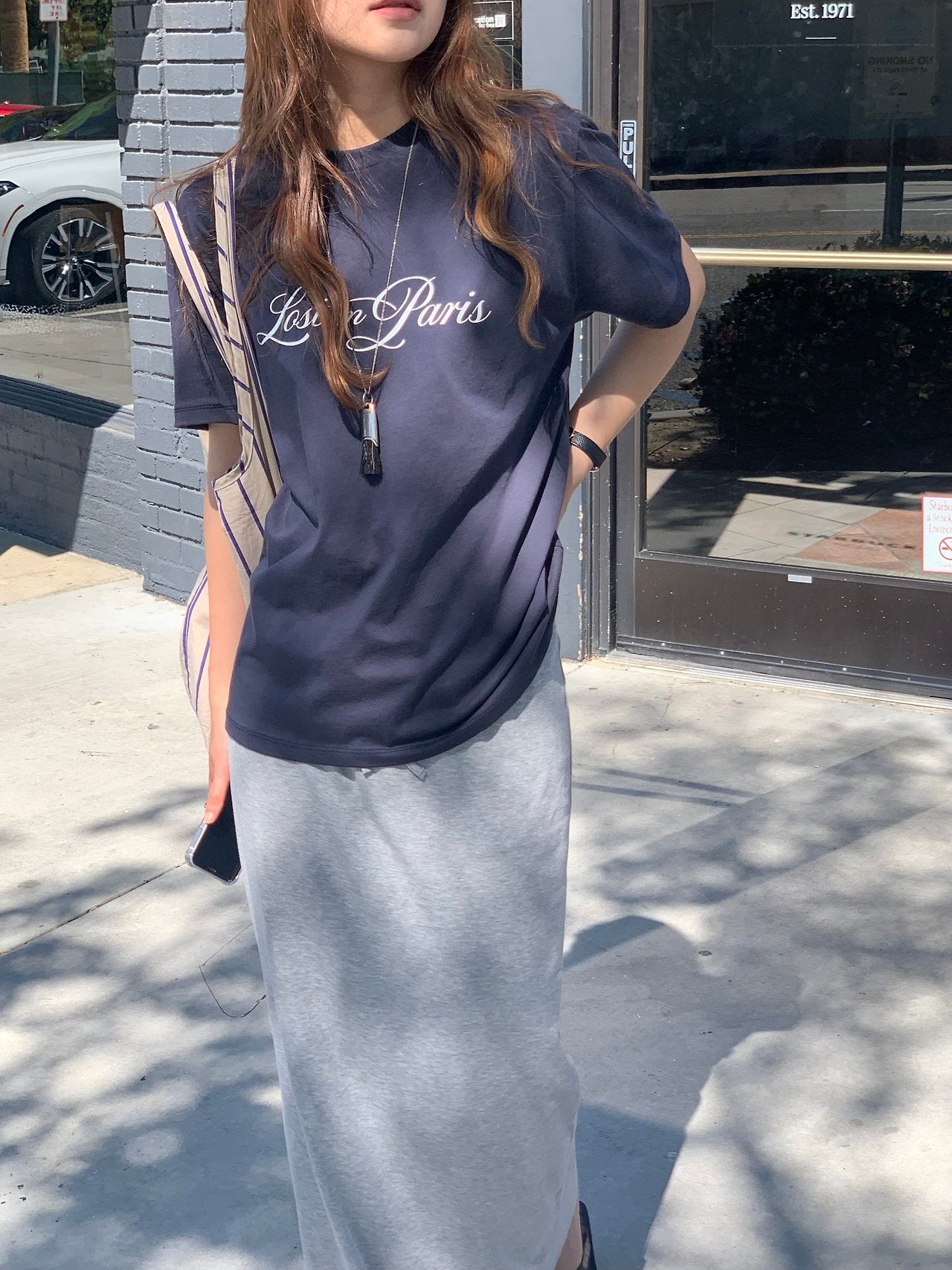 Lost in paris box fit T-3col