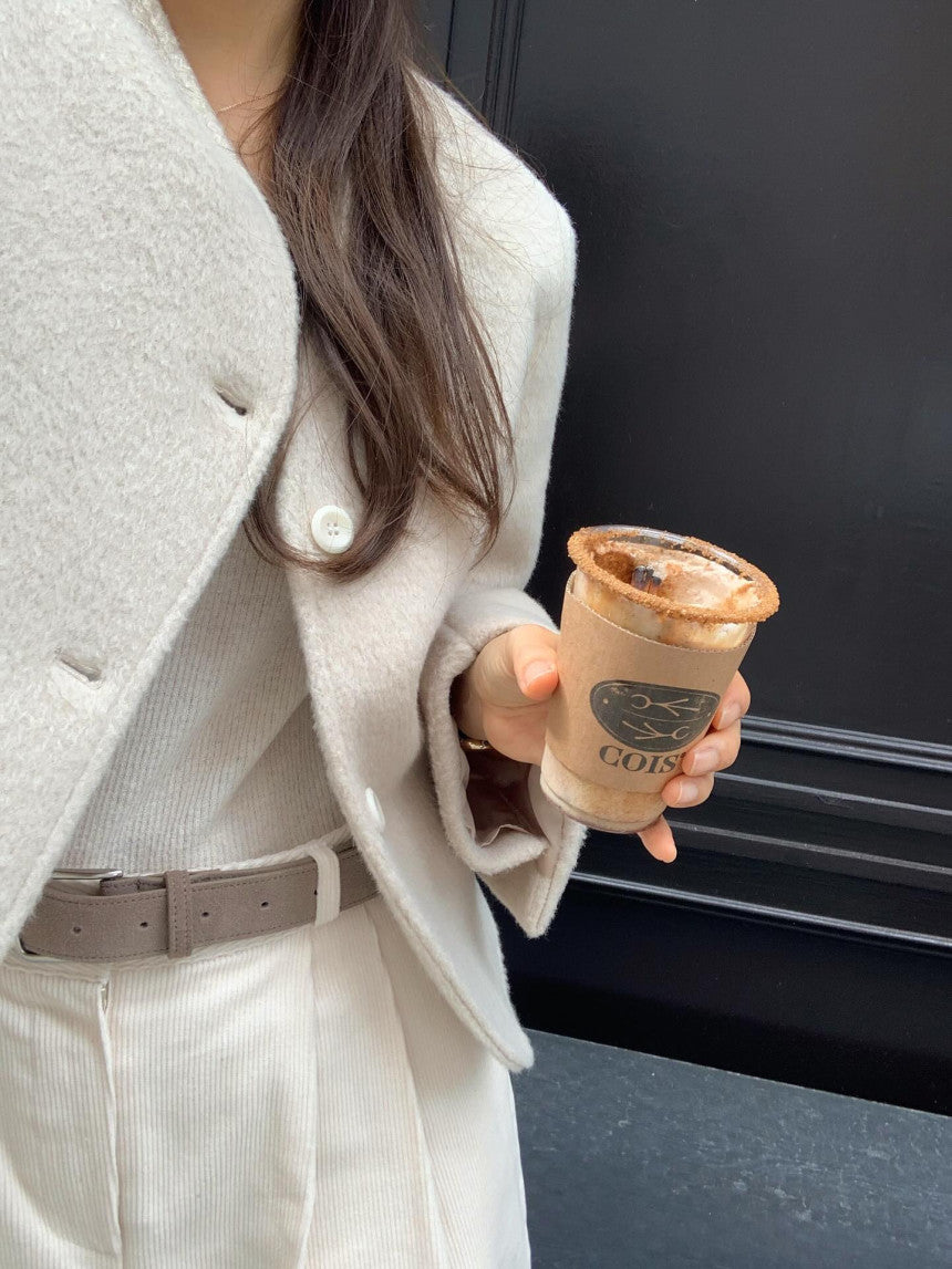 liter gloria wool jacket-2col