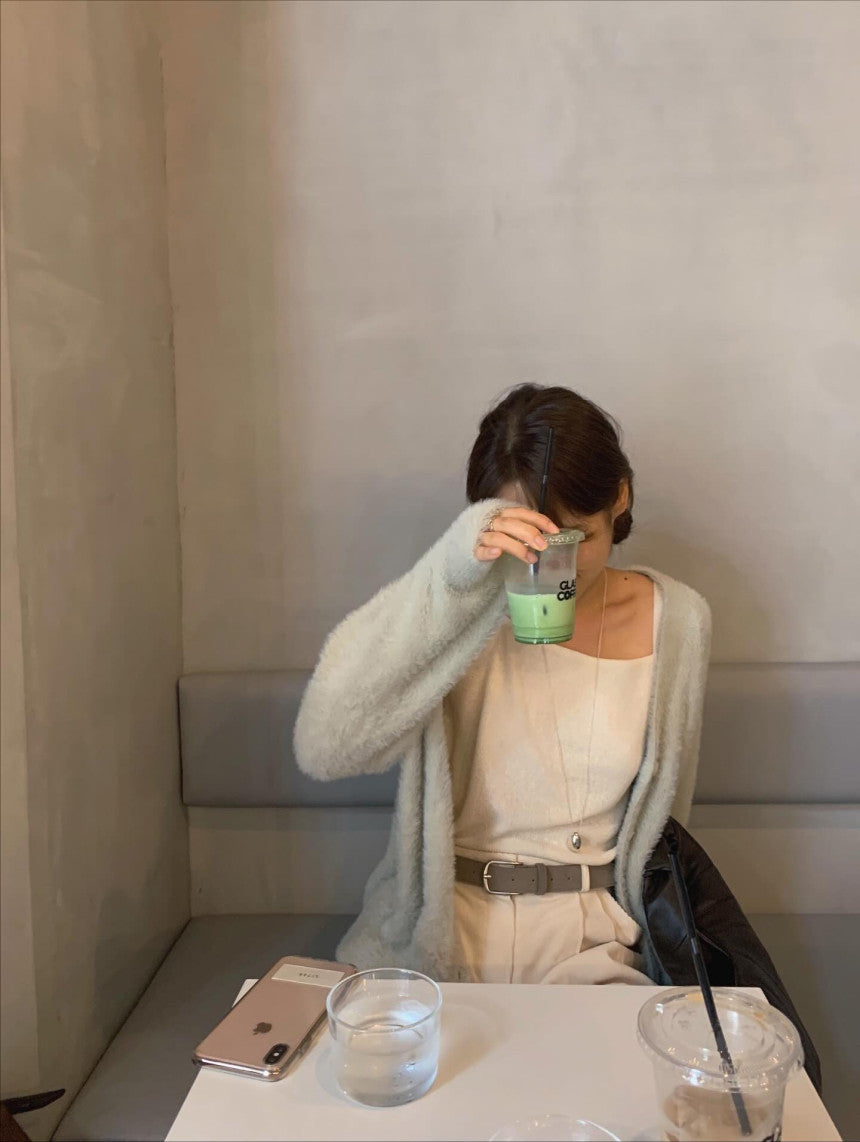 liter mog real leather suede belt