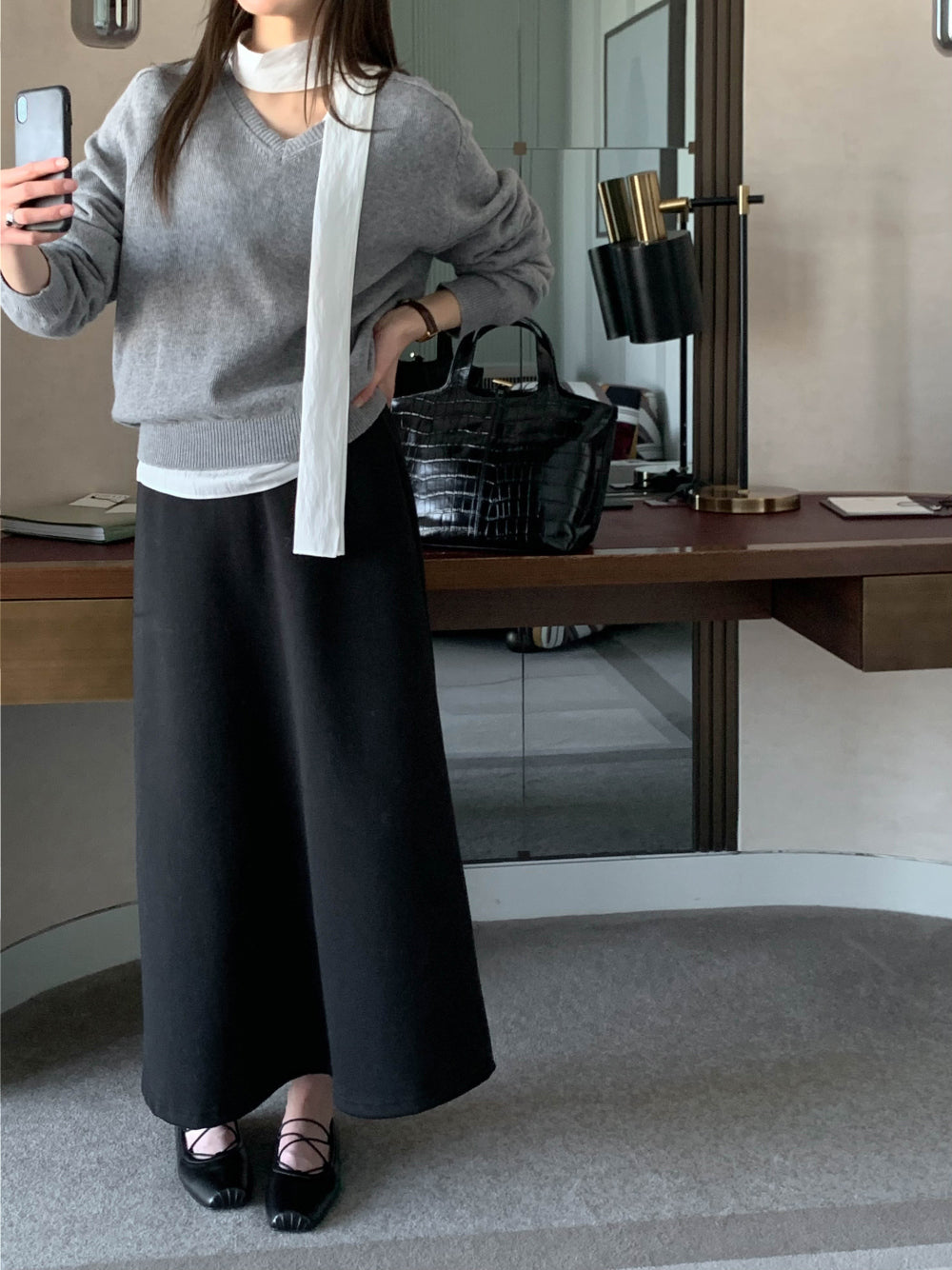 Macaron banding skirt-4col