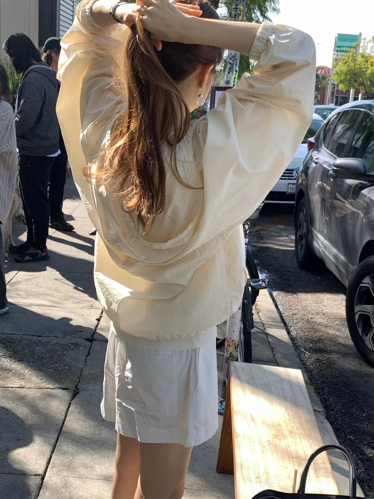 Ounce day hood anorak jumper-3col