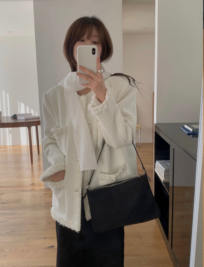 Edga tweed jacket-3col