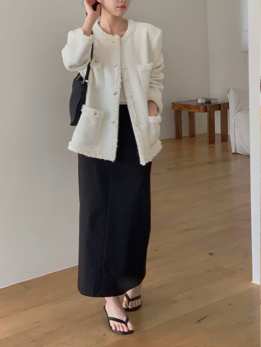 Edga tweed jacket-3col