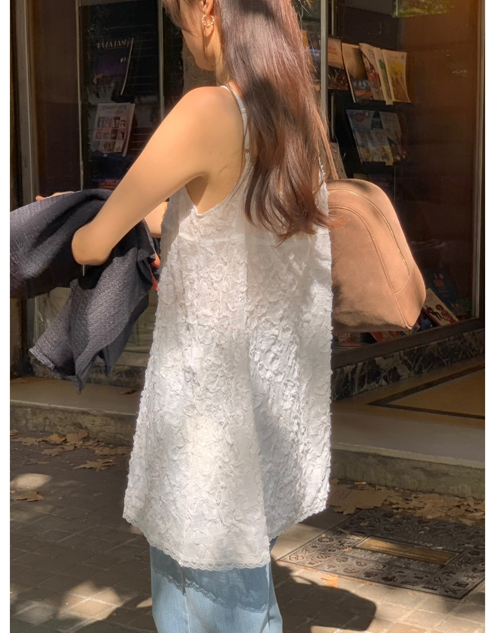 Rosy layered onepiece