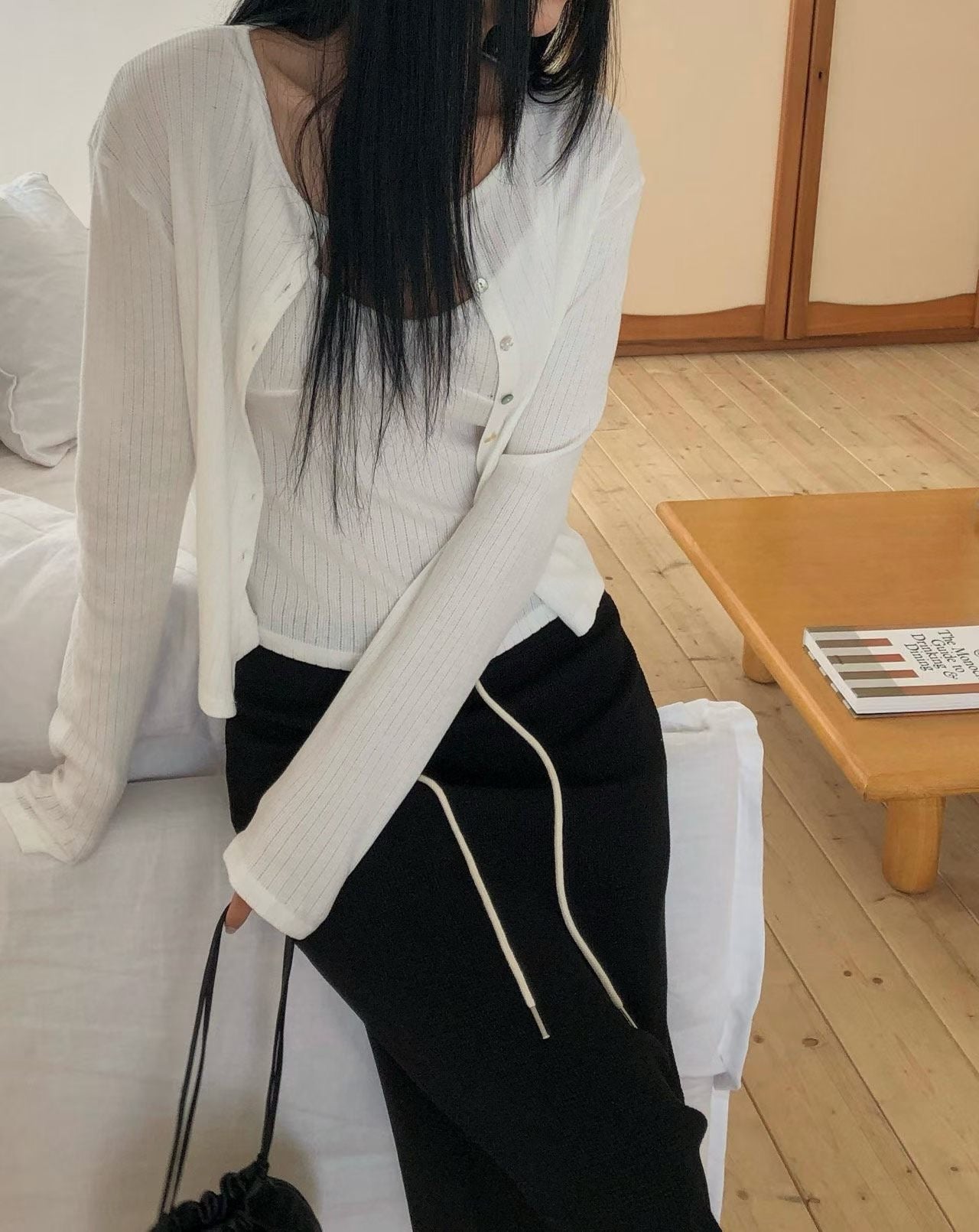 momo cardigan&sl set-3col