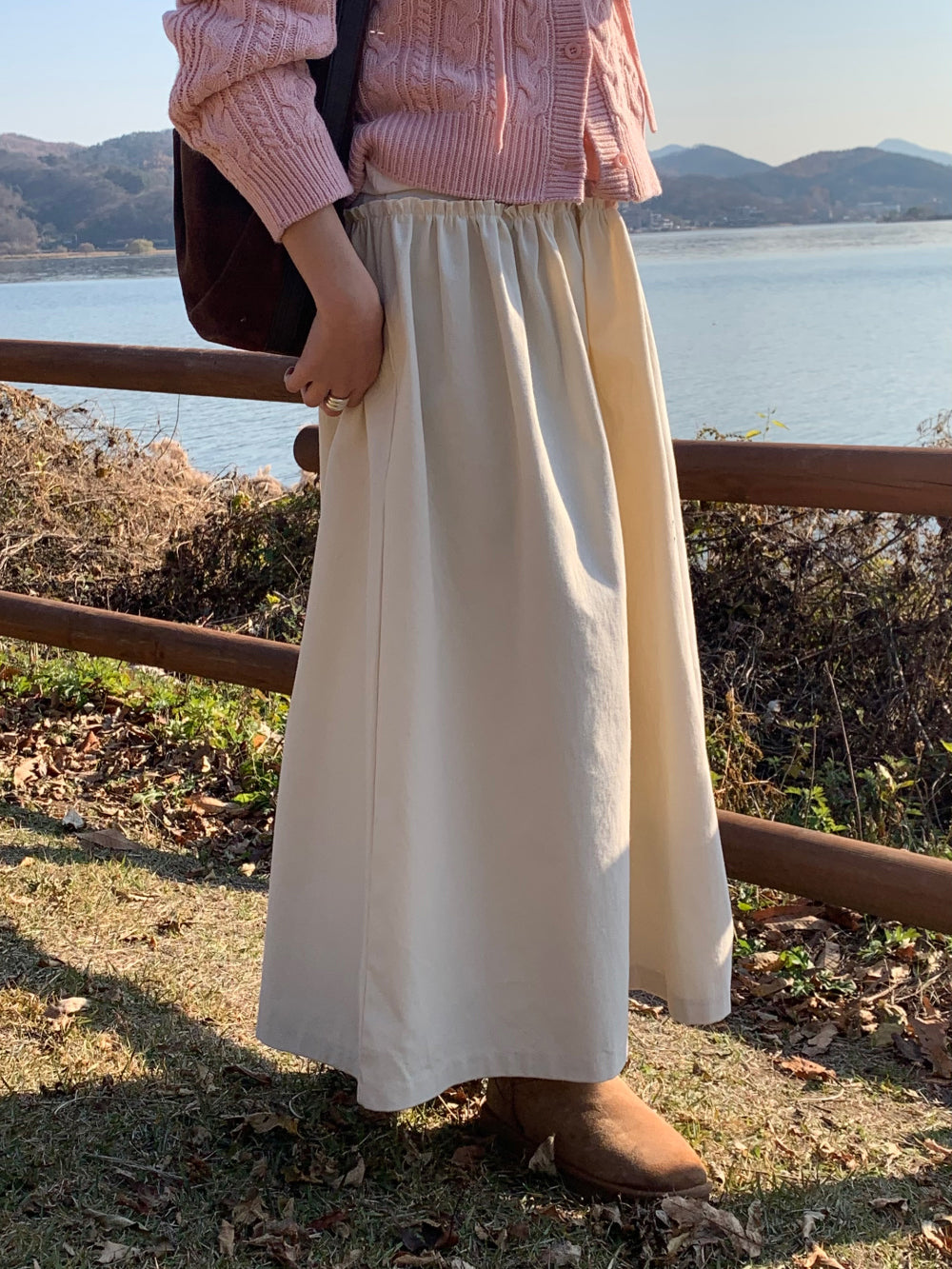 aione peach gimo skirt