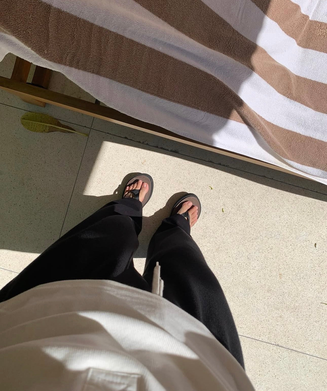 liter lounge air staight pants-3col