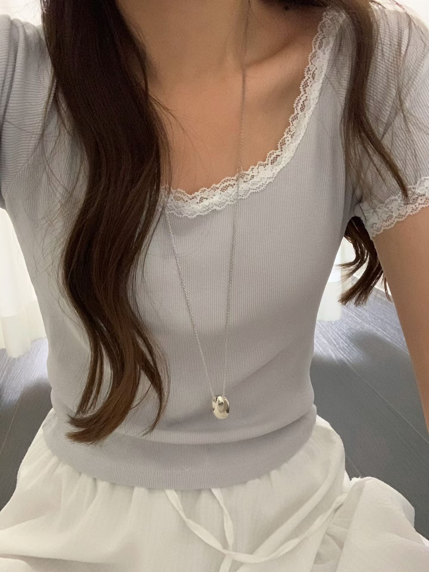 liter gelato lace T-2col