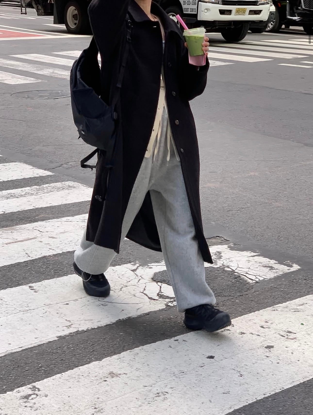 Fushily wool coat-2col