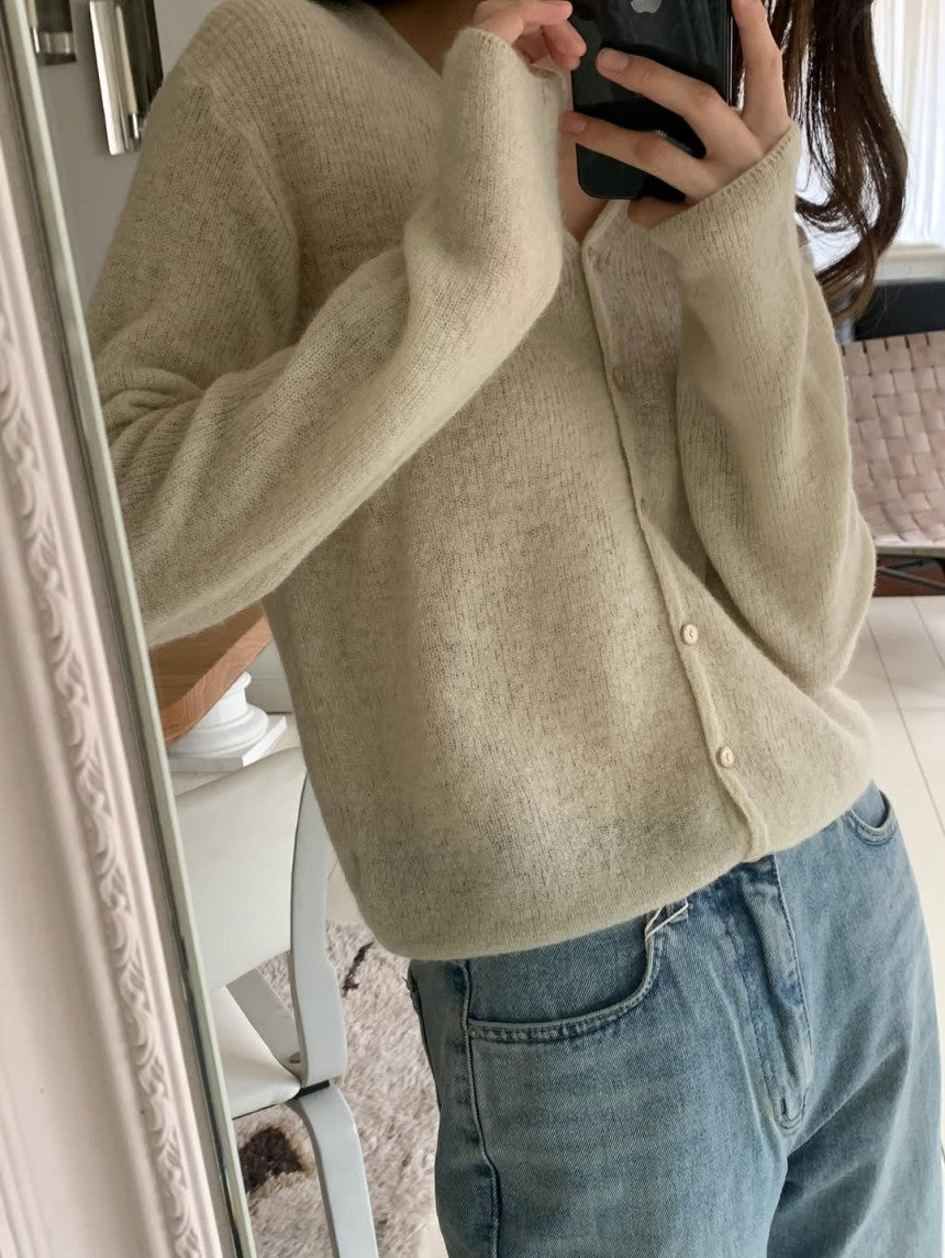 Kozie mohair cardigan-3col
