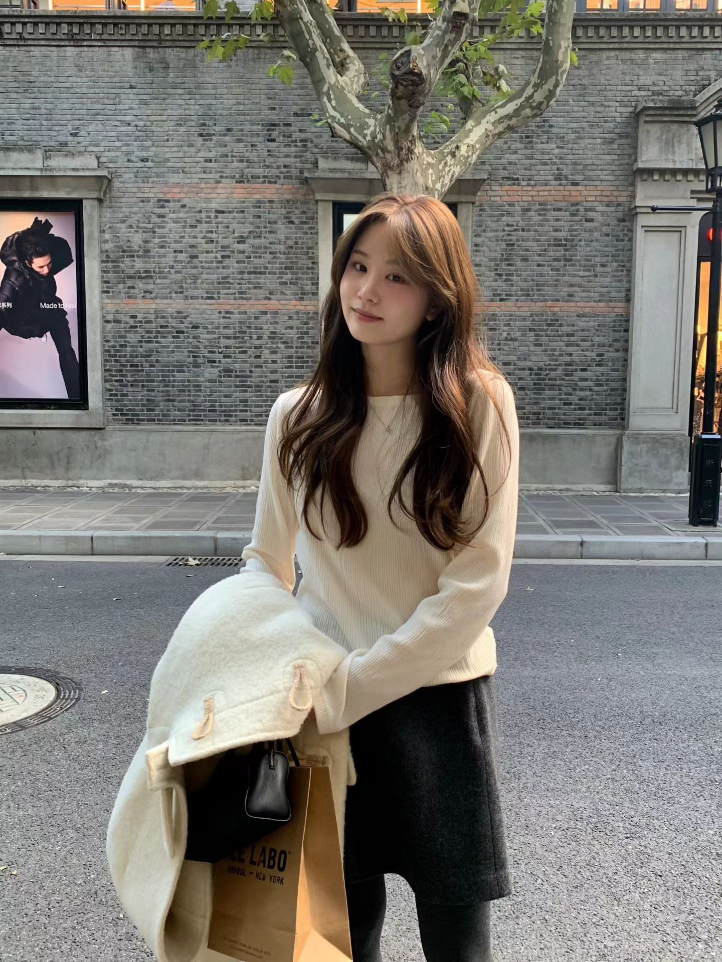 Ounce pleats boat nack T-2col