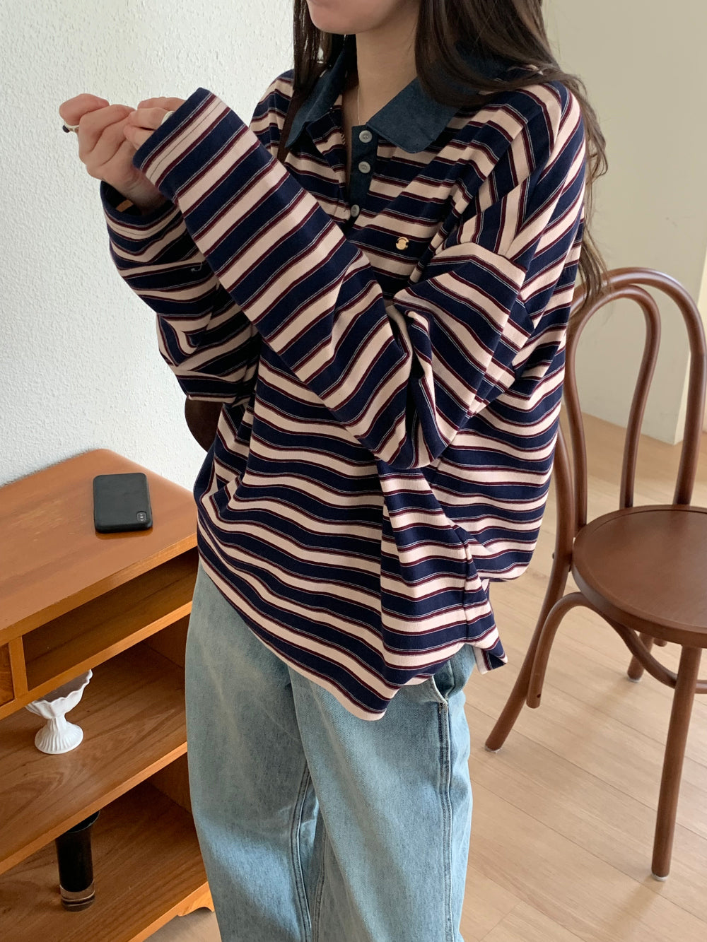 peace s.t collar T-3col