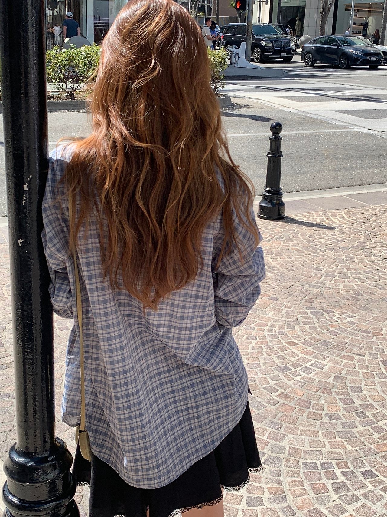 Halen check shirt-2col