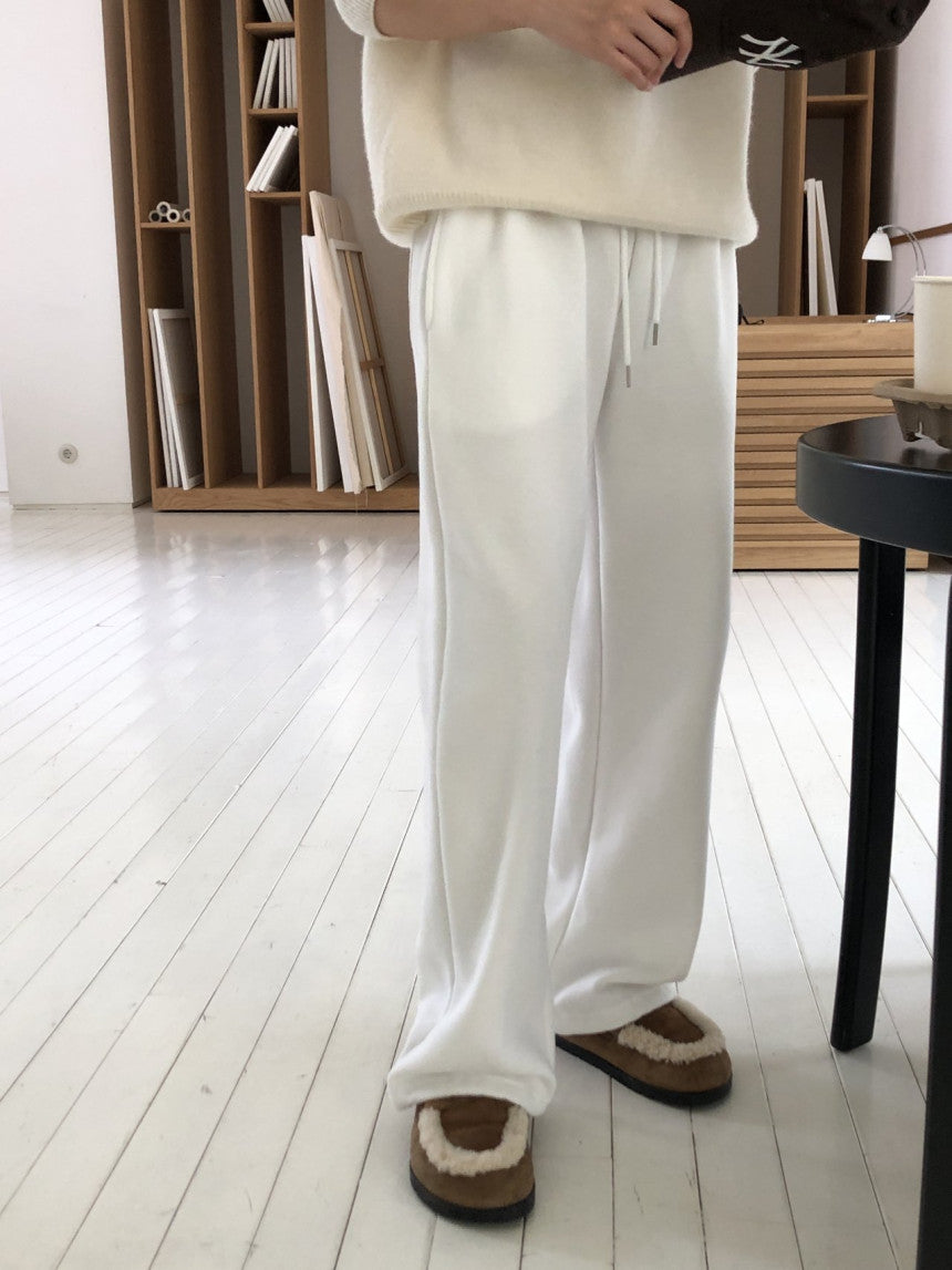 Soft string gimo training pants-4col