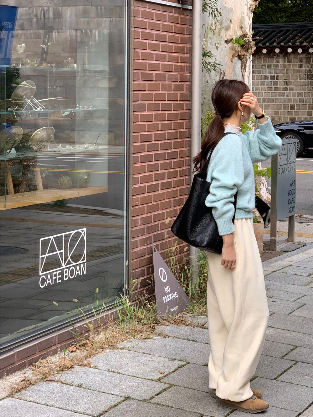 mix fleece pants-4col