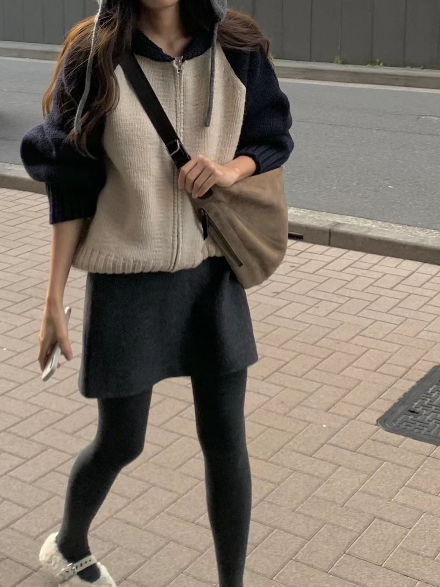 Ounce peanut raglan zip-up-2col