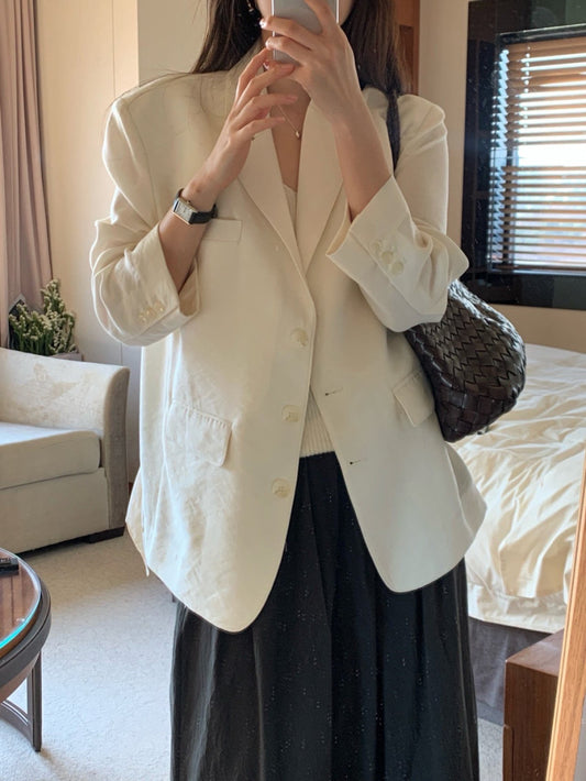 Margo linen blazer-2col