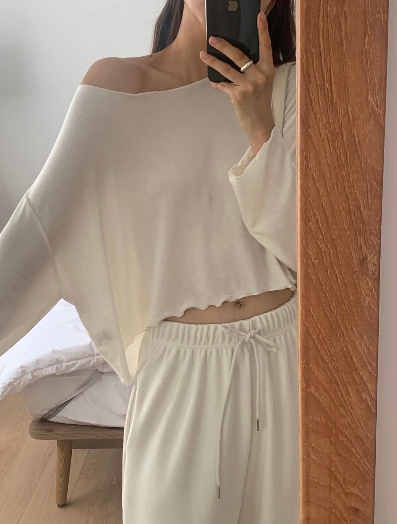 liter suri frill wool T-2col