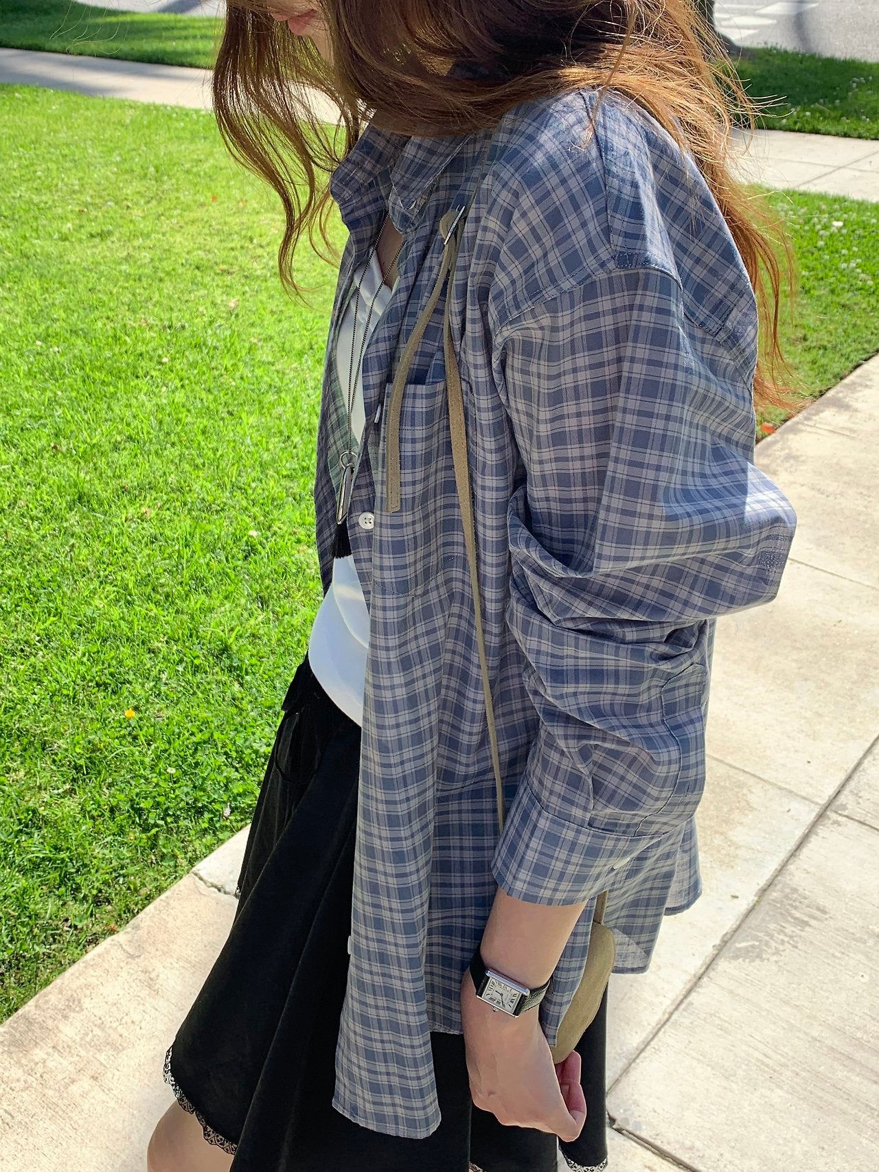 Halen check shirt-2col