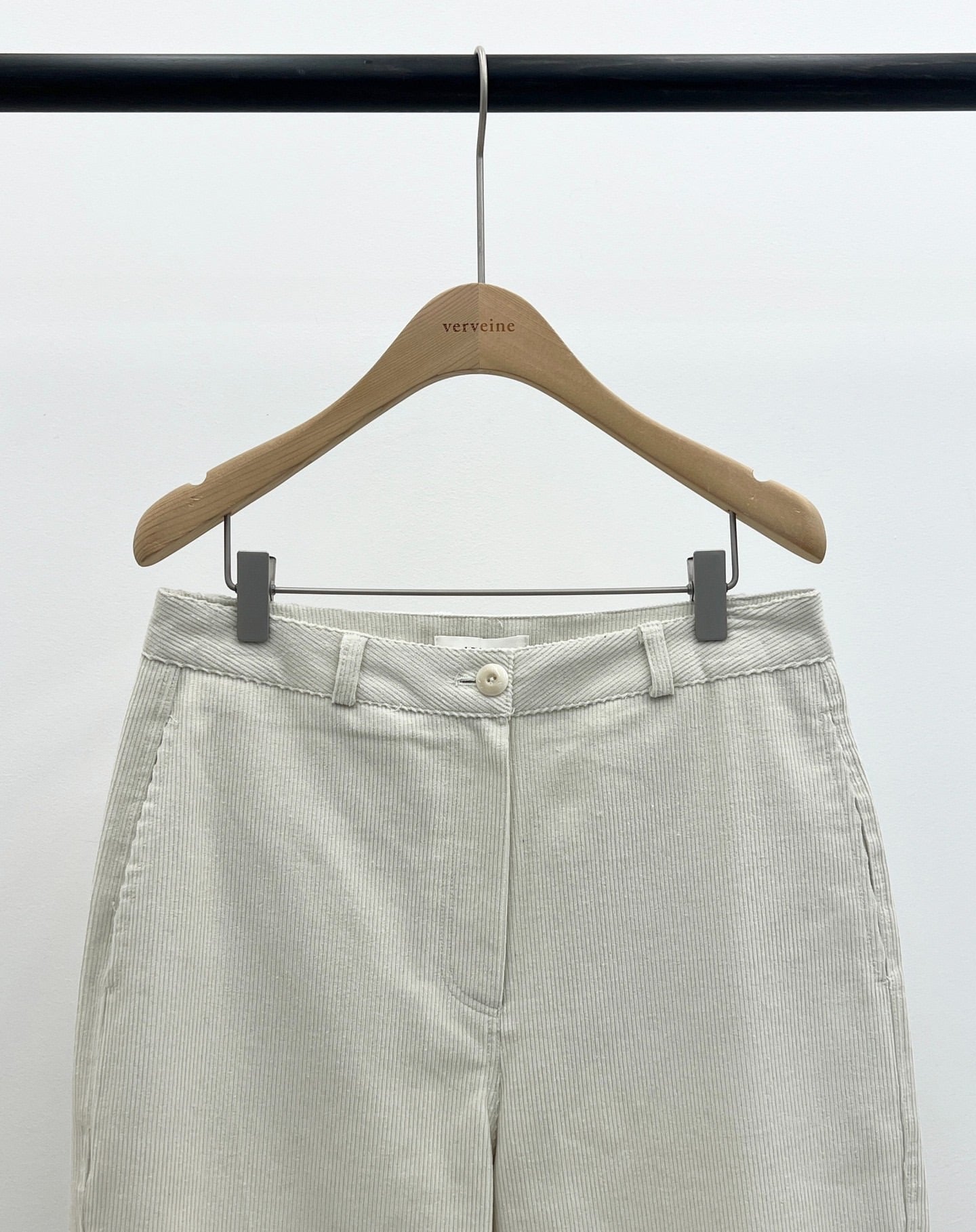 garden corduroy straight pants-3col