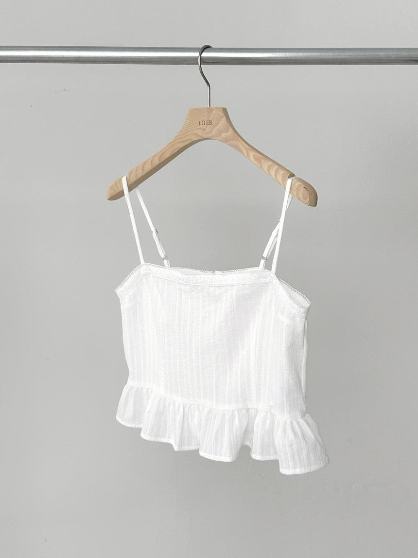 liter molly frill bustier blouse