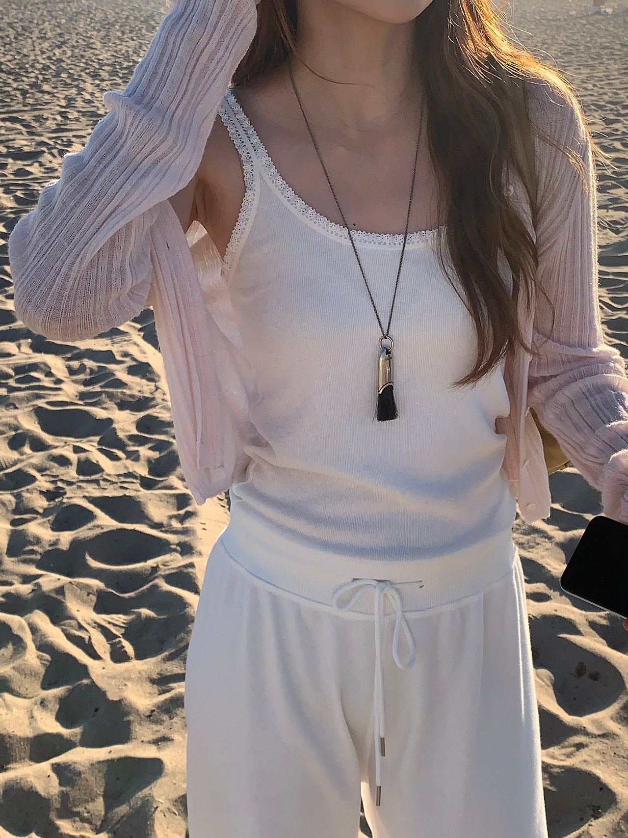 Novella alpaca round cardigan-4col