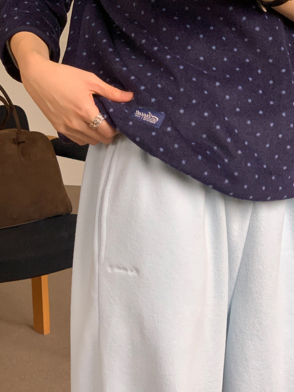 mix fleece pants-4col