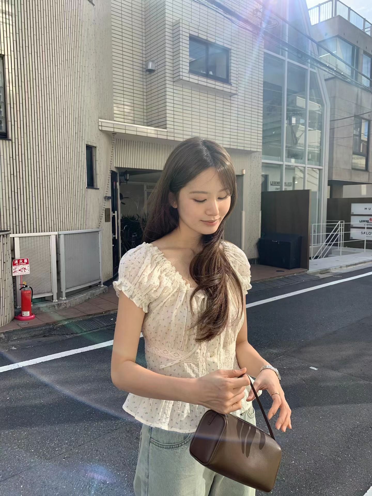 即納 Ounce jane puff blouse