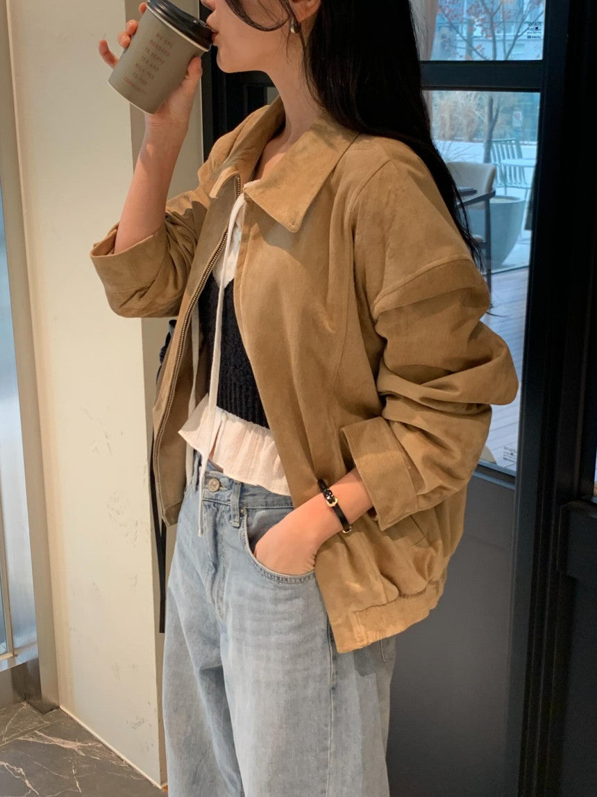 Bern suede blouson
