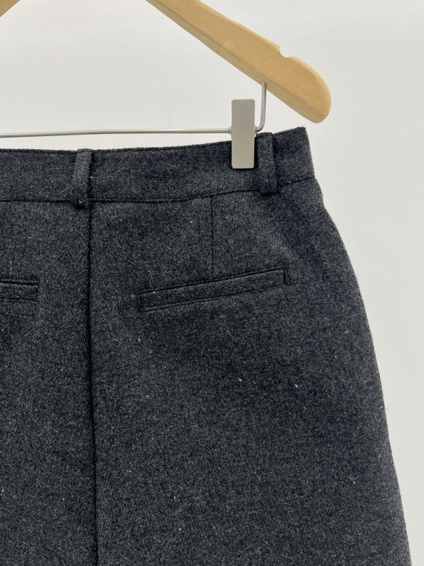 Eloy wool half pants-2col