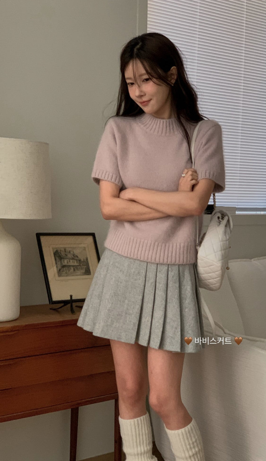Angora half knit-4col