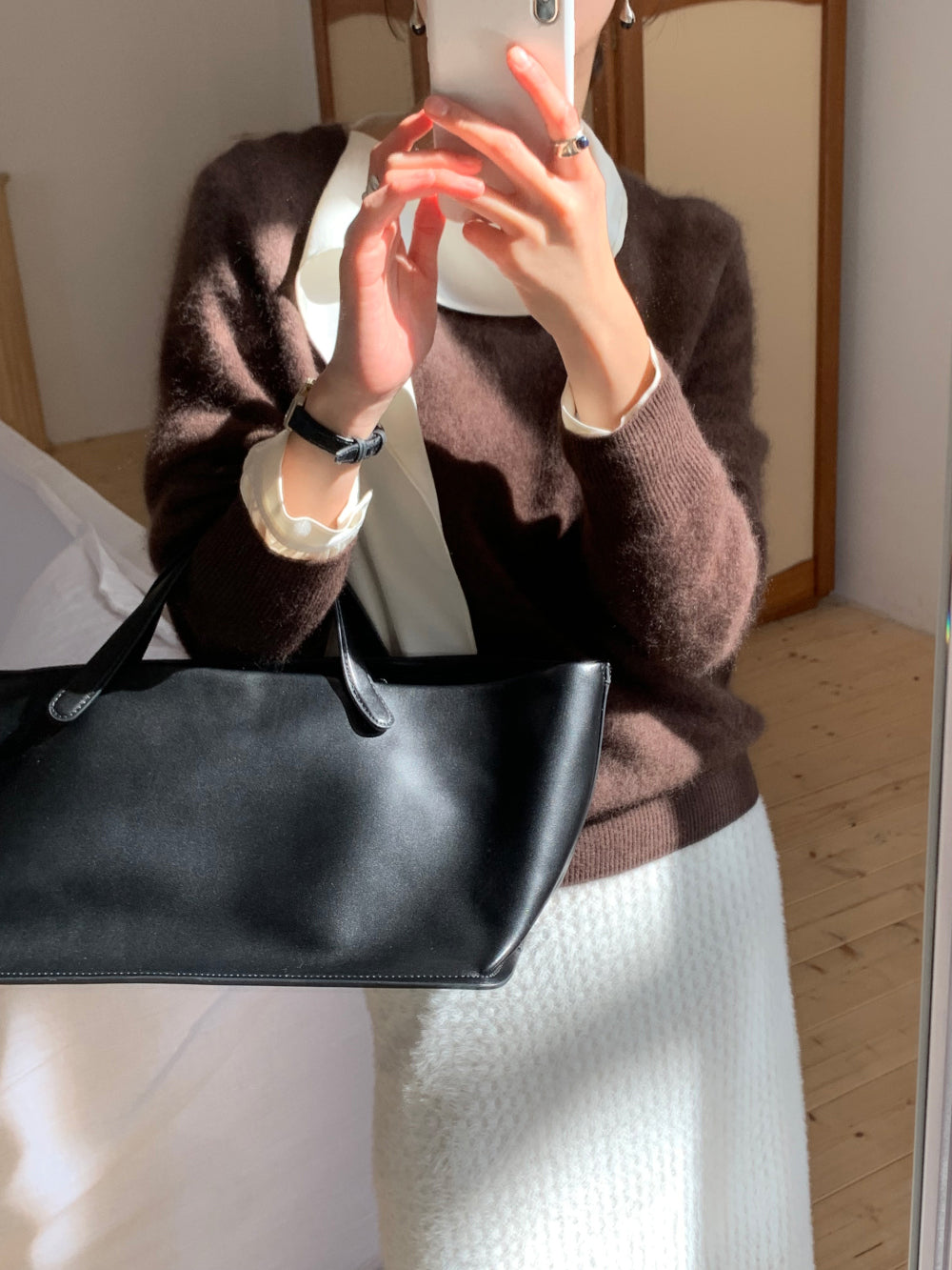 house tie blouse-3col