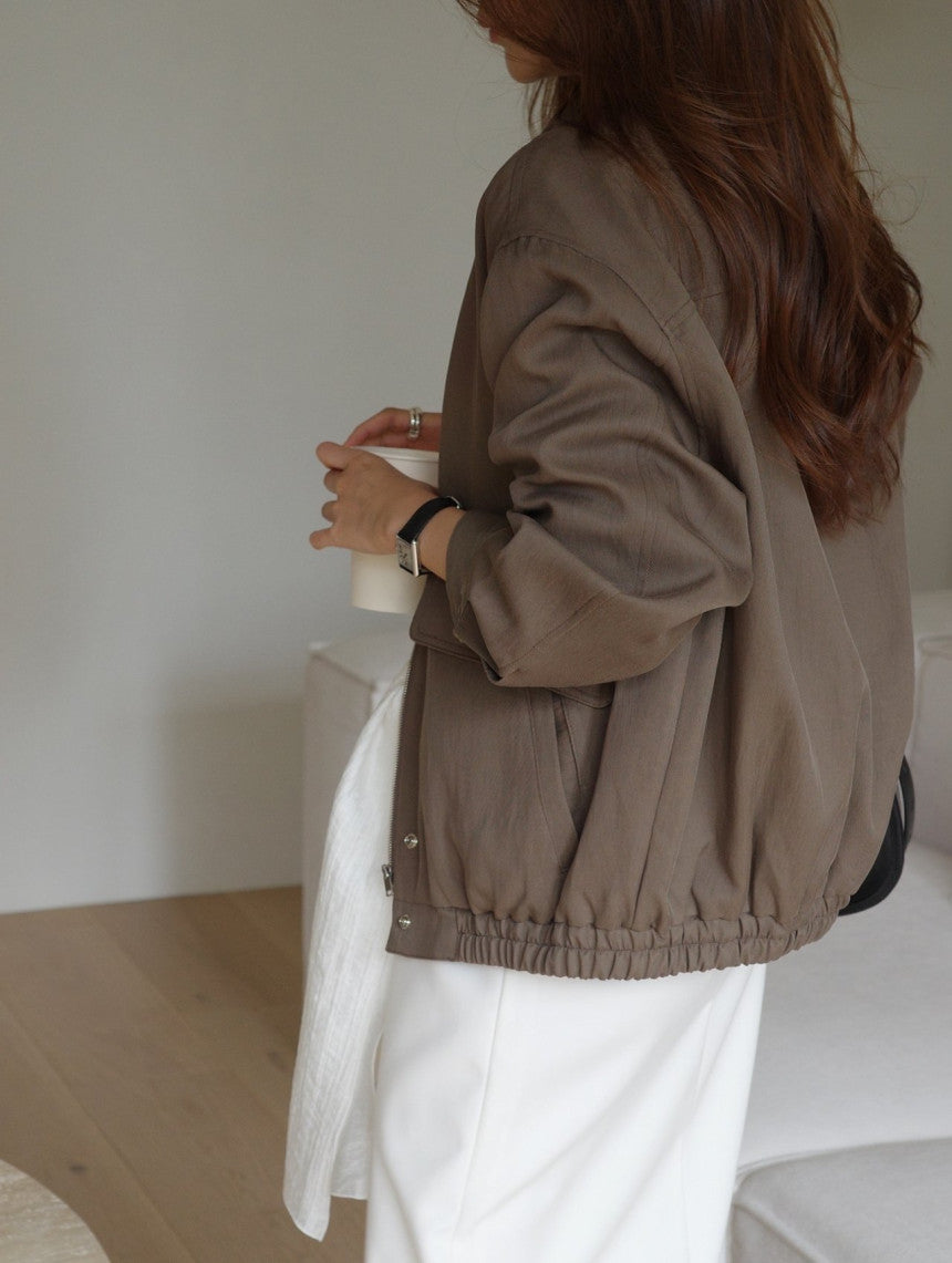 Fizt lyocell blouson-3col
