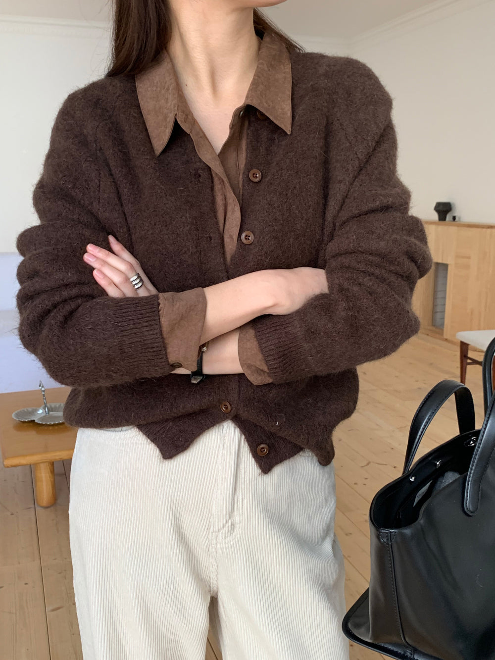 carrot cardigan-4col