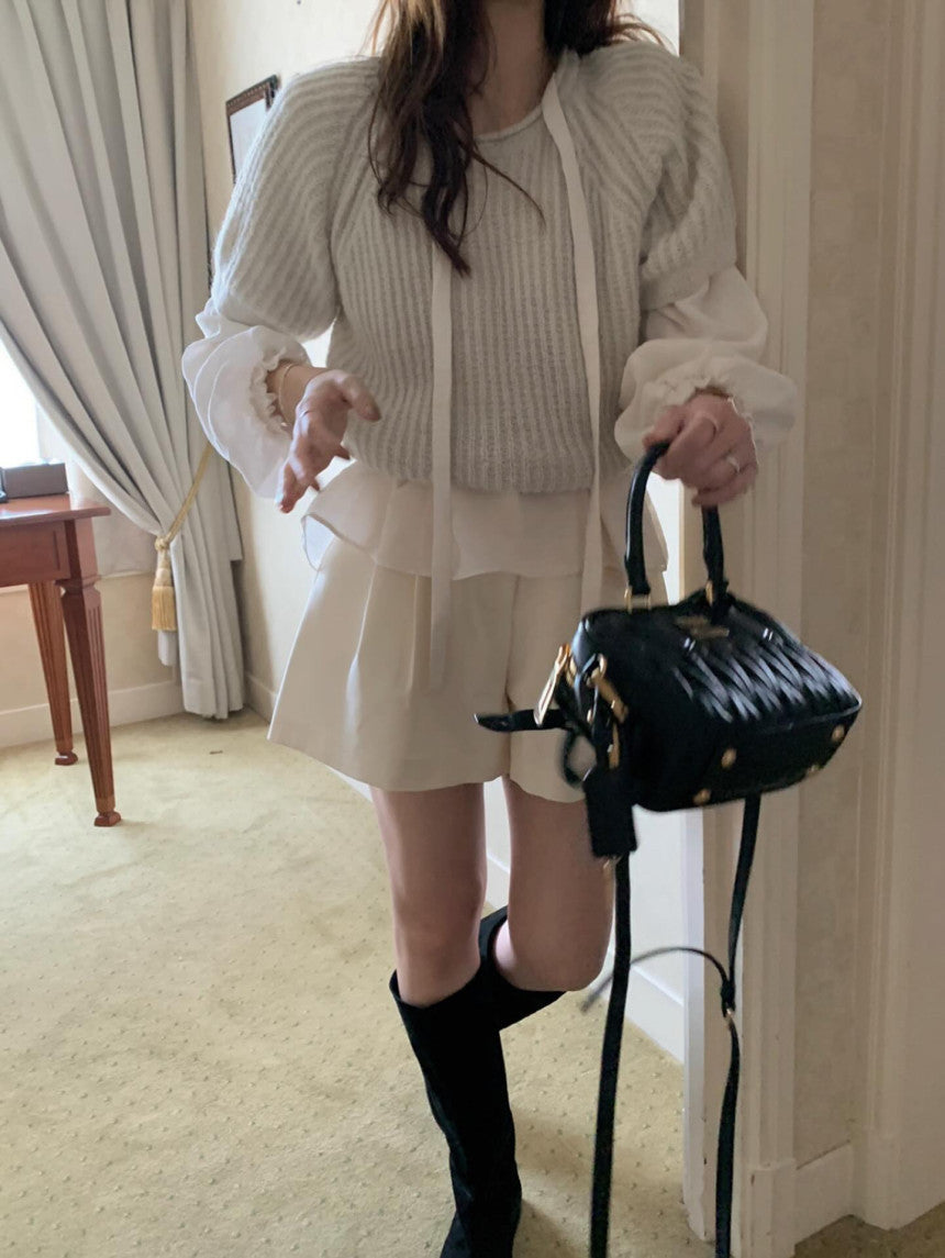 Beyond puff knit-3col