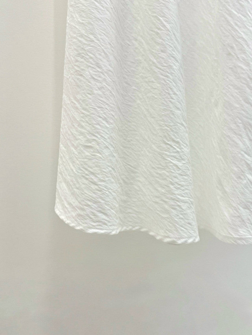 Rosy banding flare skirt-2col
