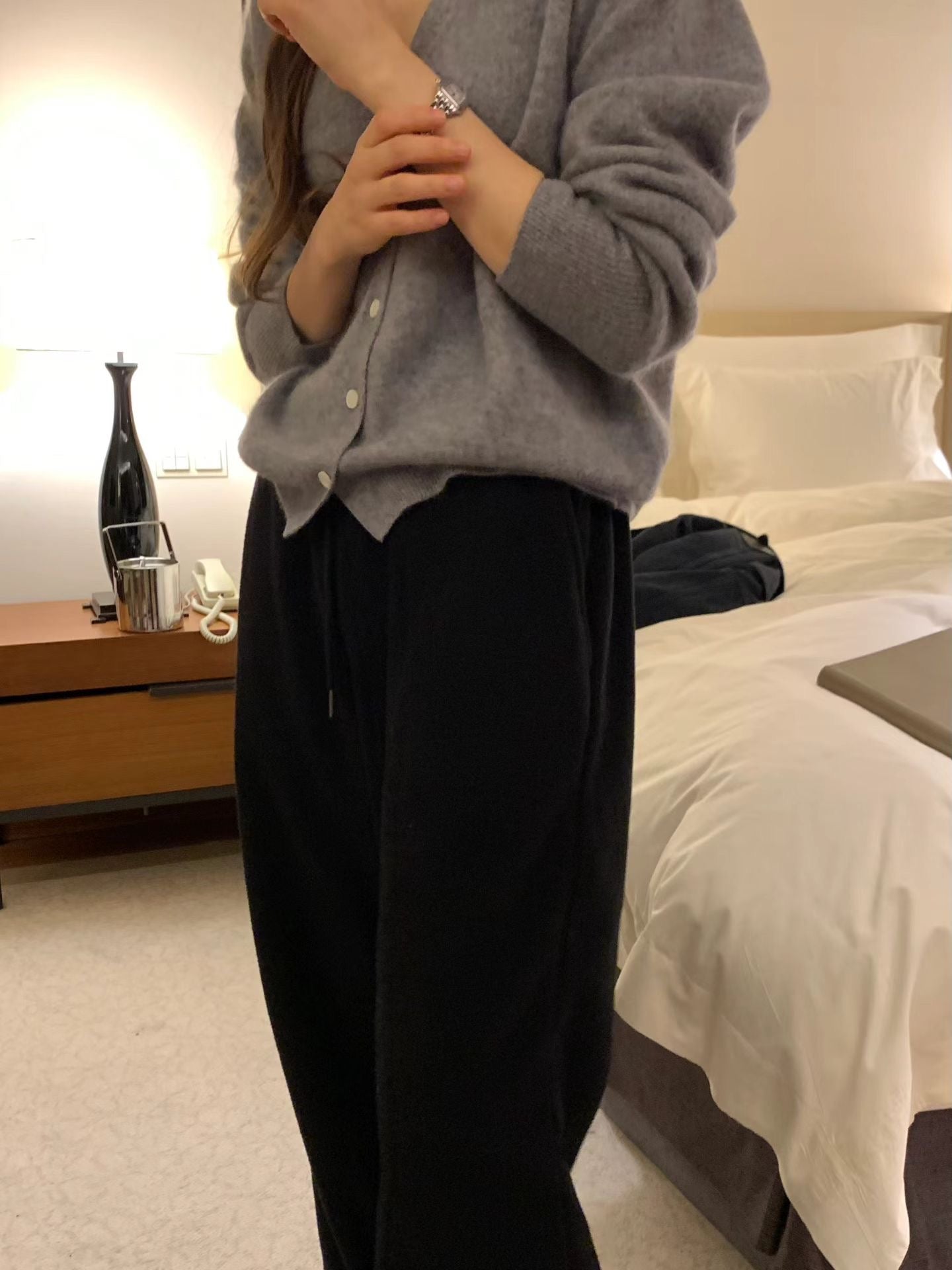 Ounce cash brush cardigan-4col