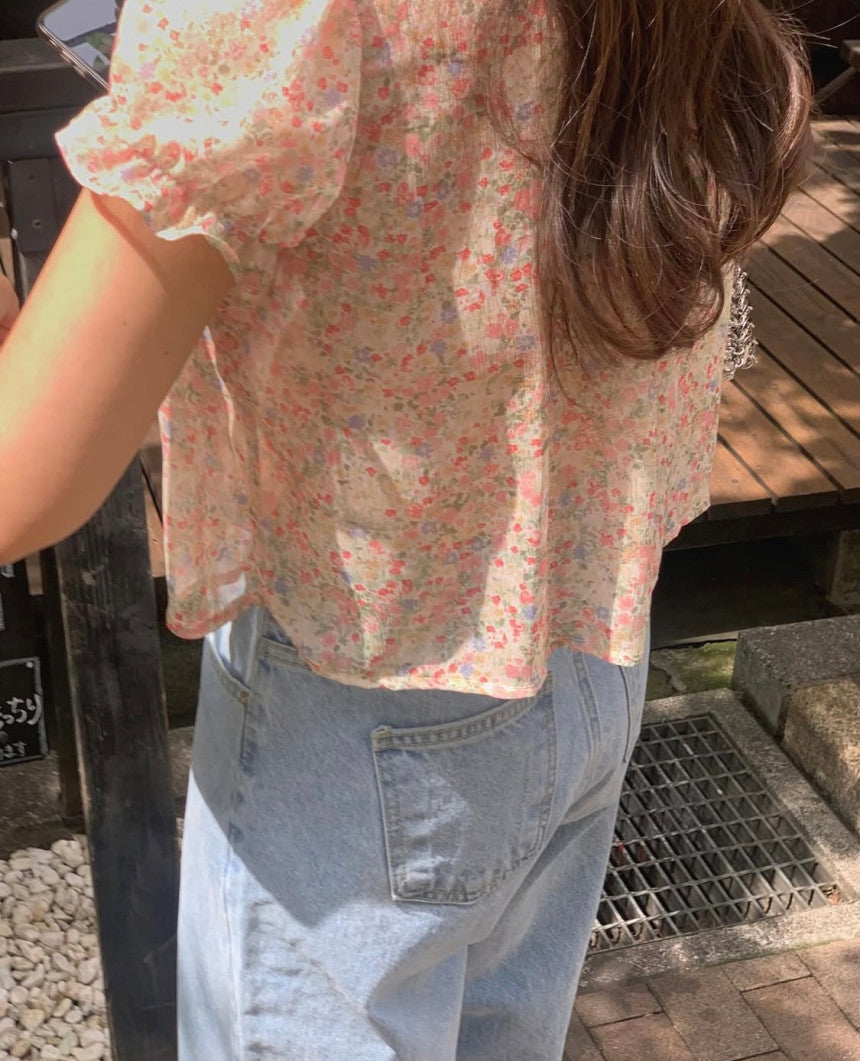 liter kiko flower blouse