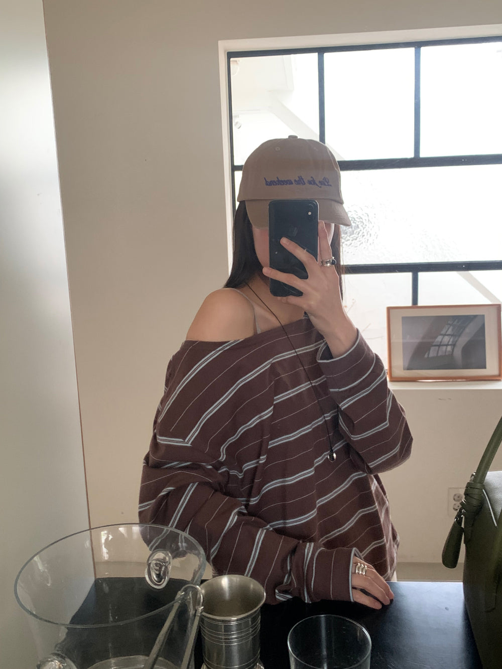 Celine off shoulder T-4col